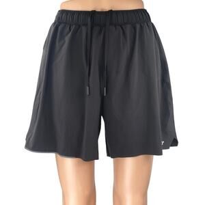Lululemon x Y7 Studio Women's Black Elastic Waist Activewear Gym Surge Shorts 4